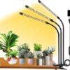 FRGROW 3 Head Clip On Grow Lights for Indoor Plants